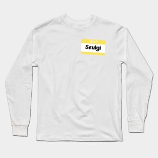 My Bias is Seulgi Long Sleeve T-Shirt